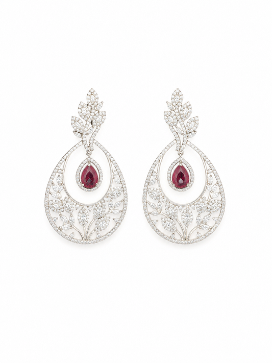 Aretes Ruby Garden Luxe