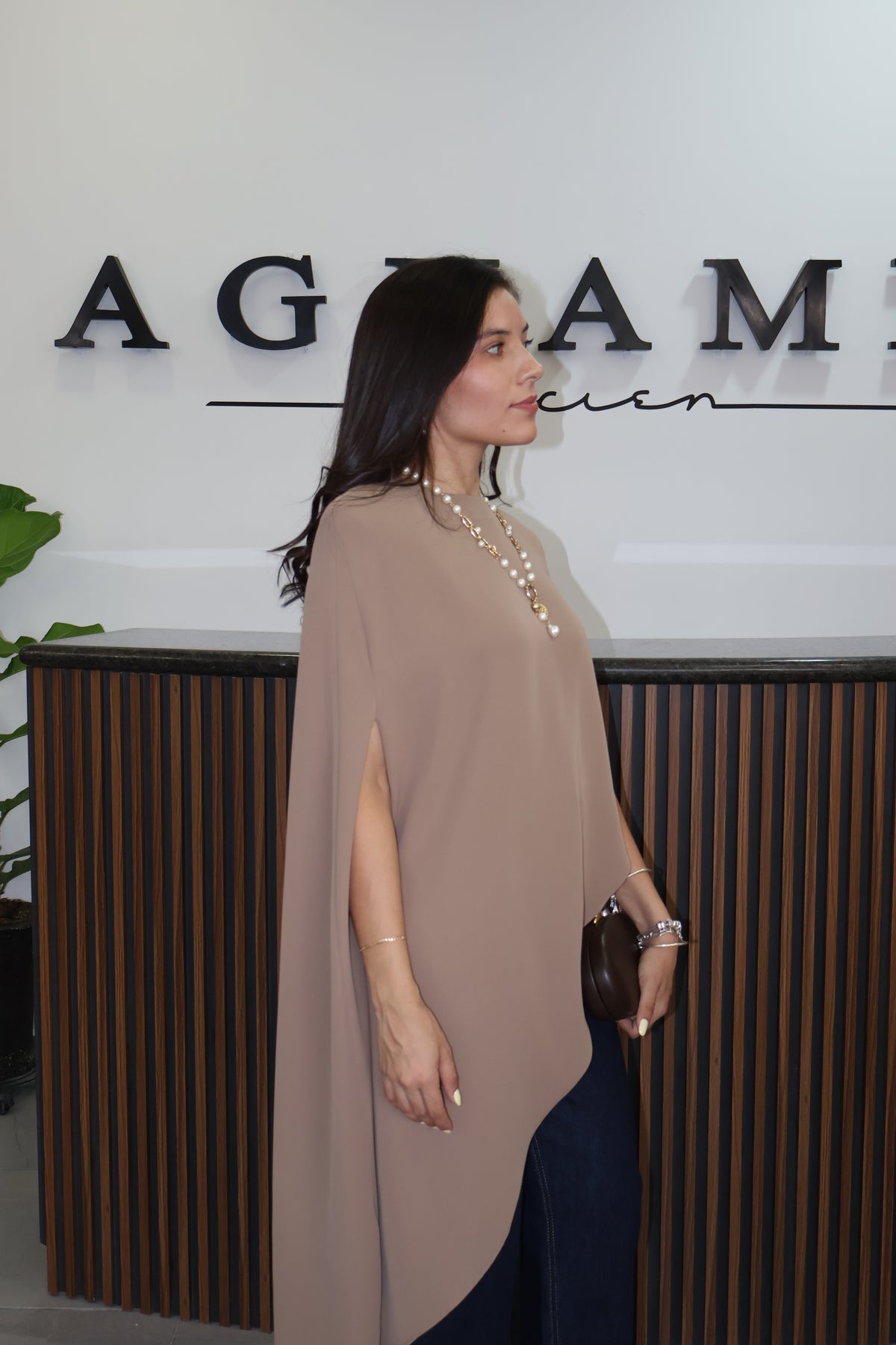 Blusa ivory twist