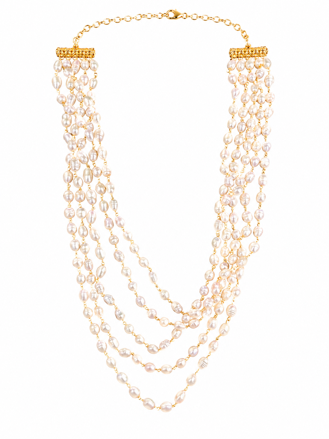 Collar Cascada Perla Glow