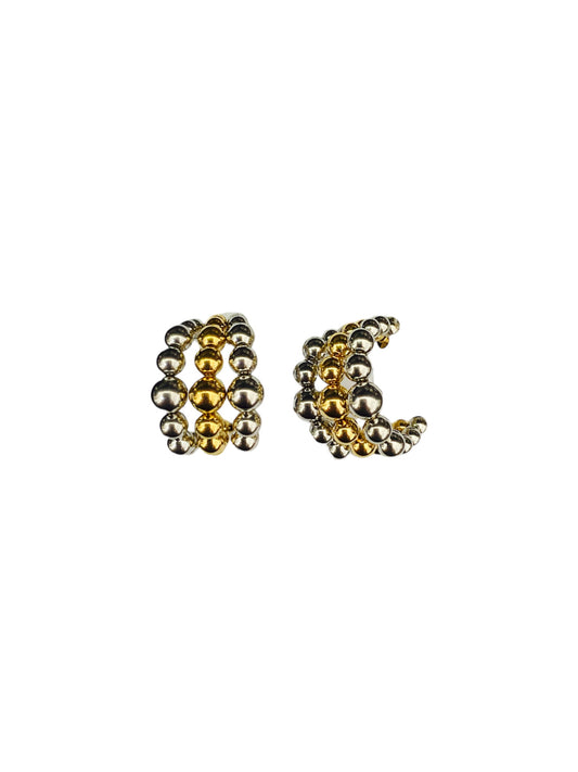 Dual Bead Huggie