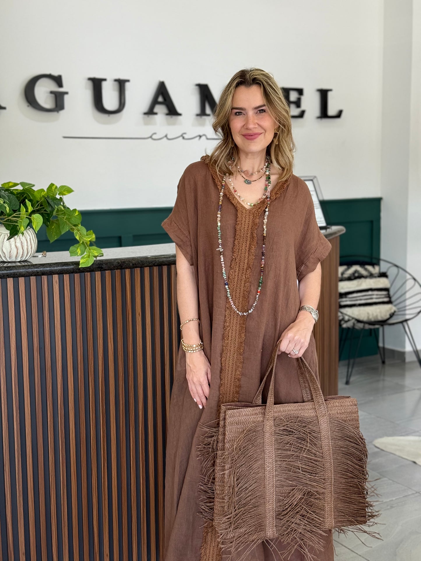 Vestido marron