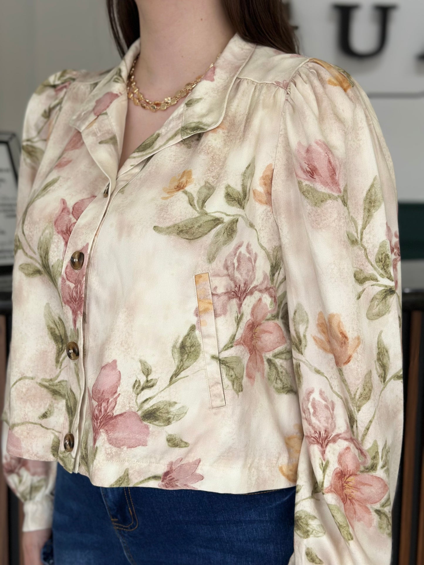 Blusa flores colores