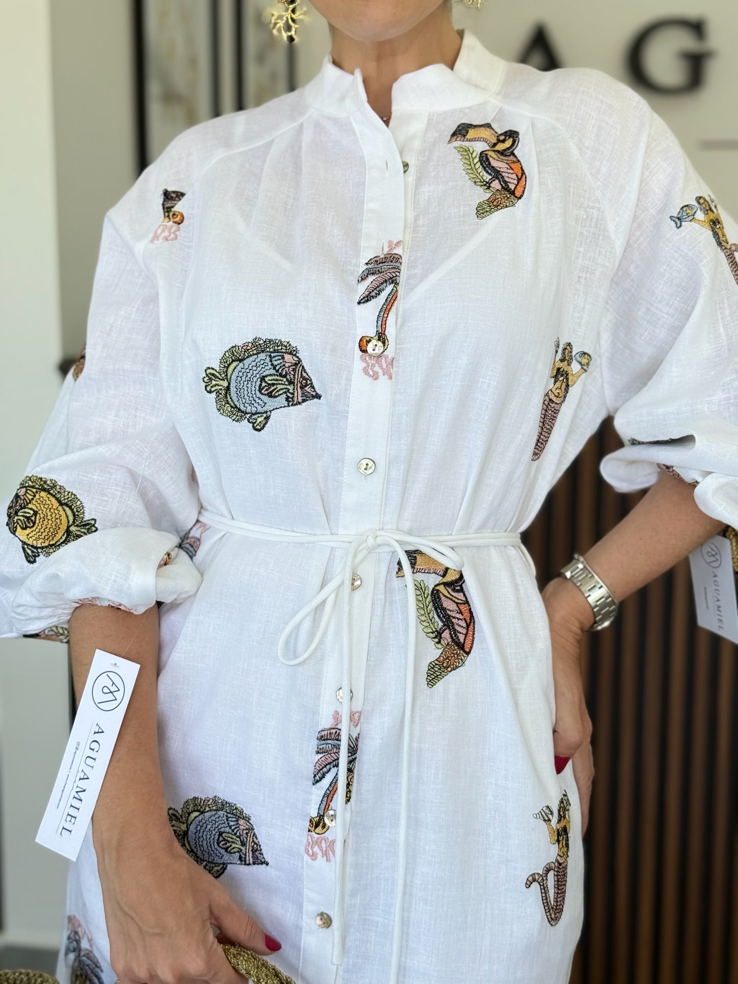 Vestido Lino Sirenas