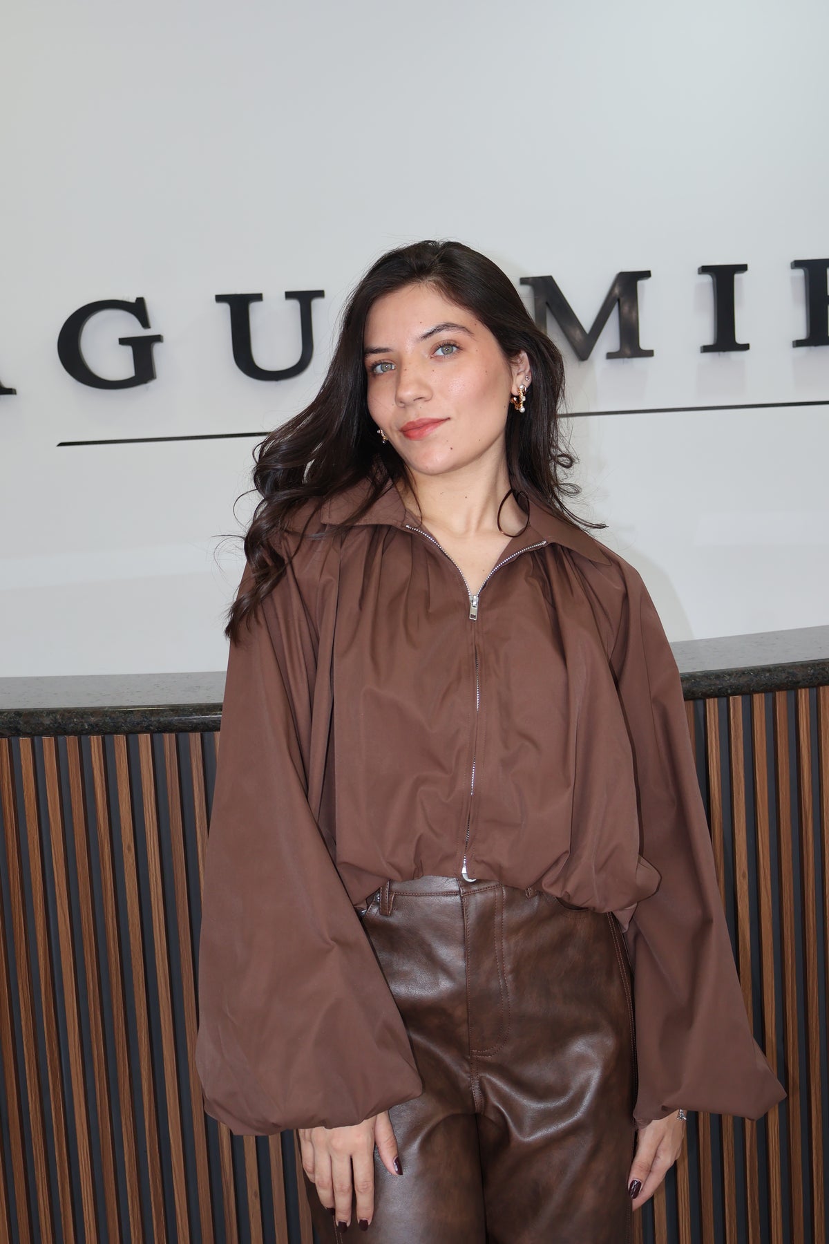 Ballon jacket brown