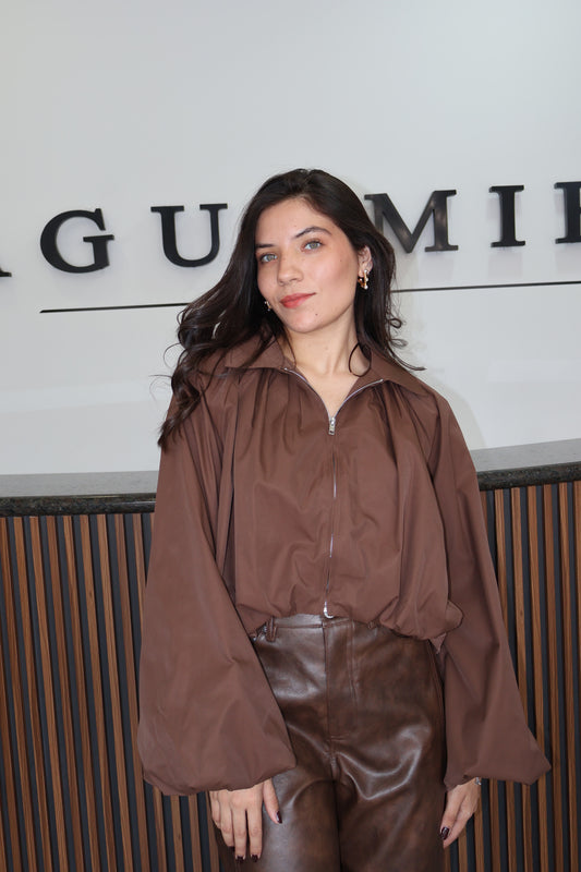 Ballon jacket brown