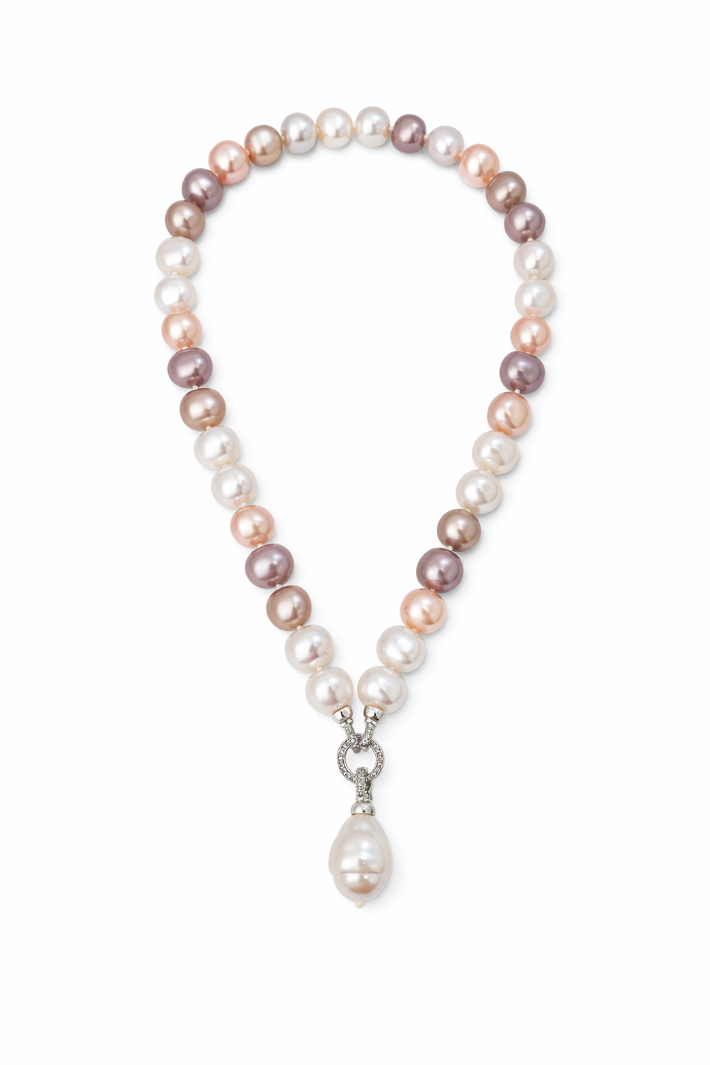 Collar Perlas Multicolor