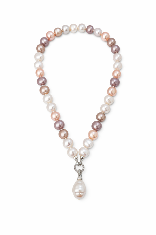 Collar Perlas Multicolor