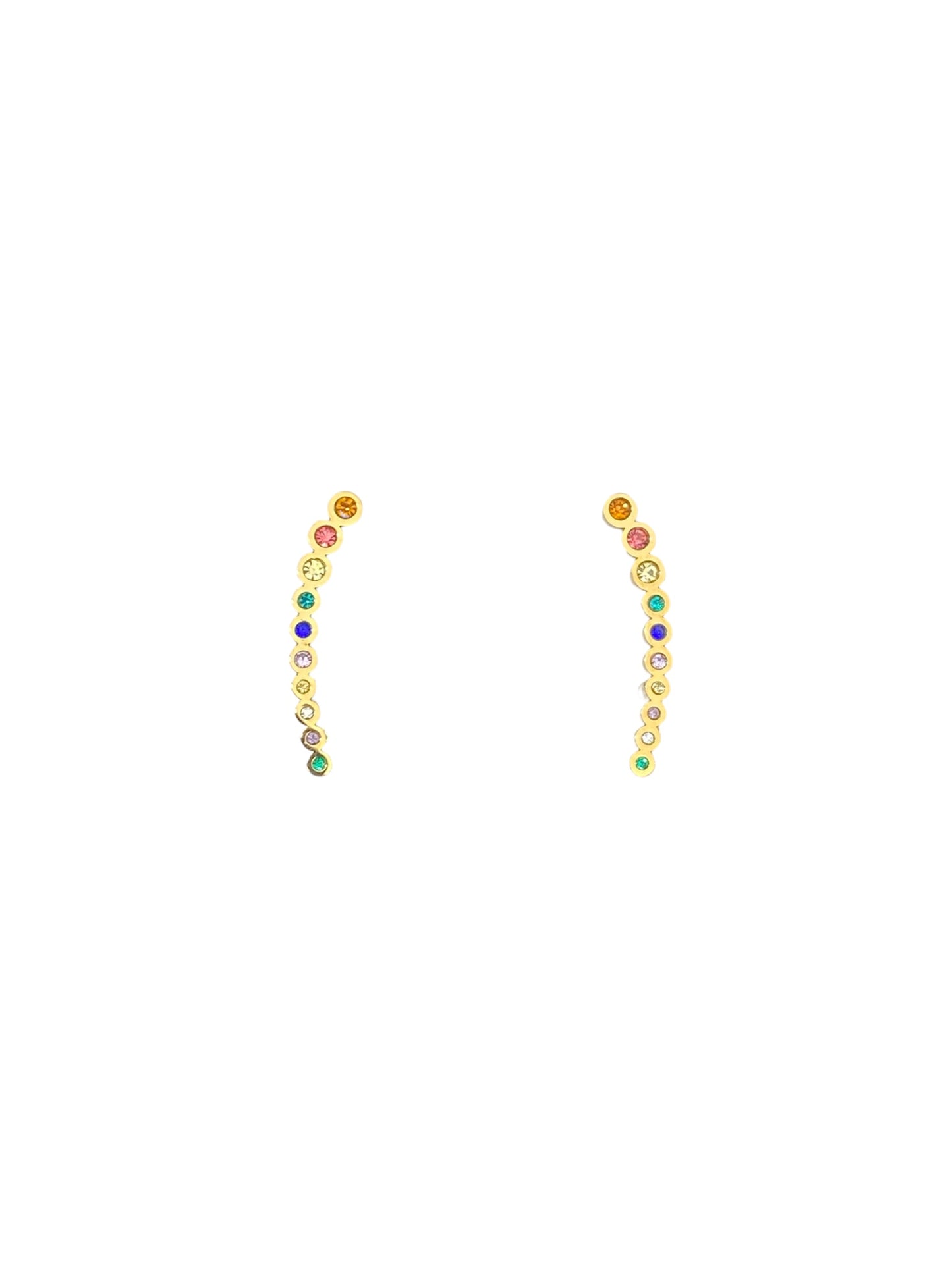 Aretes “Rainbow Curve”