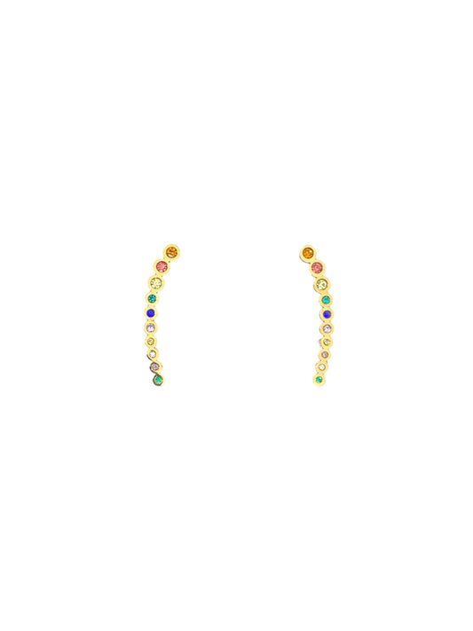 Aretes “Rainbow Curve”