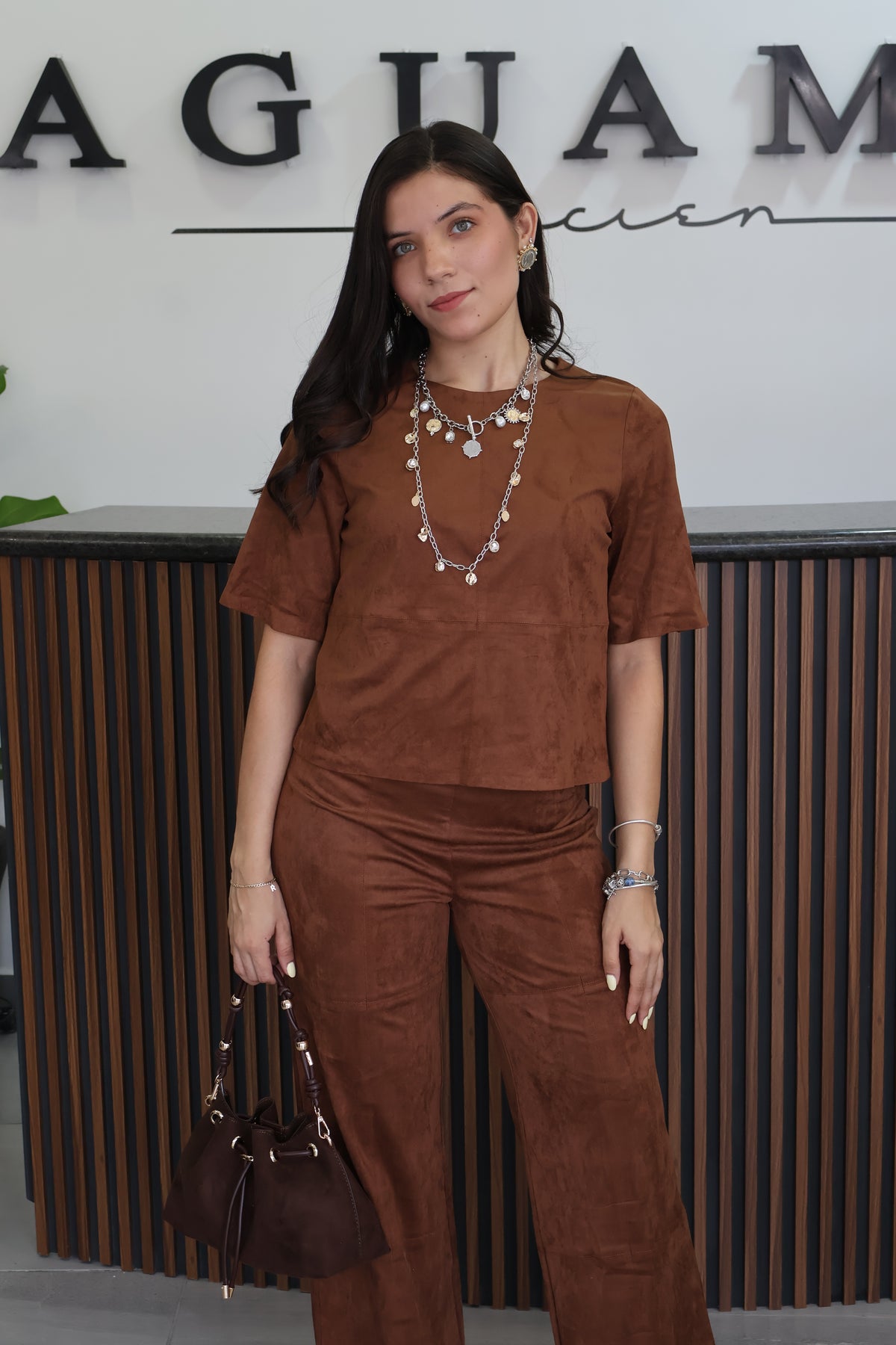 Set gamuza cafe