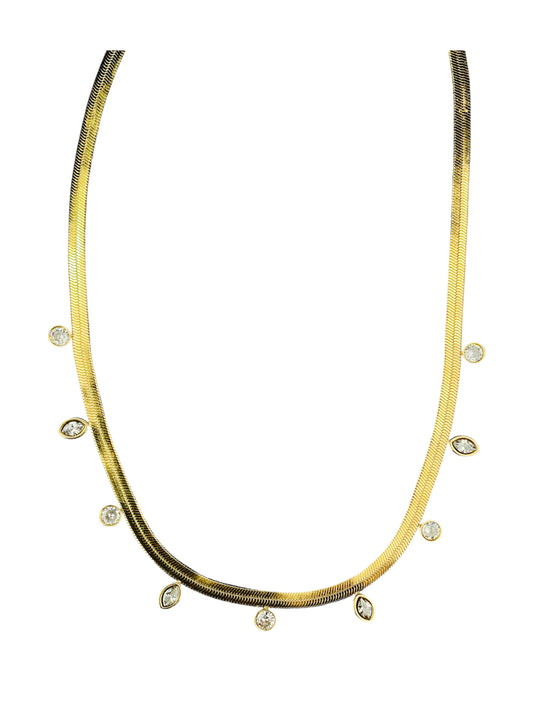 Collar “Crystal Snake”