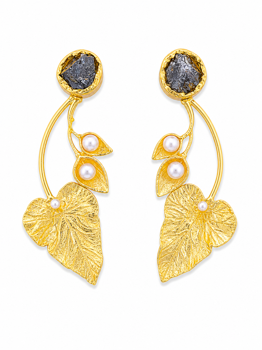 Aretes Raw Stone Elegance