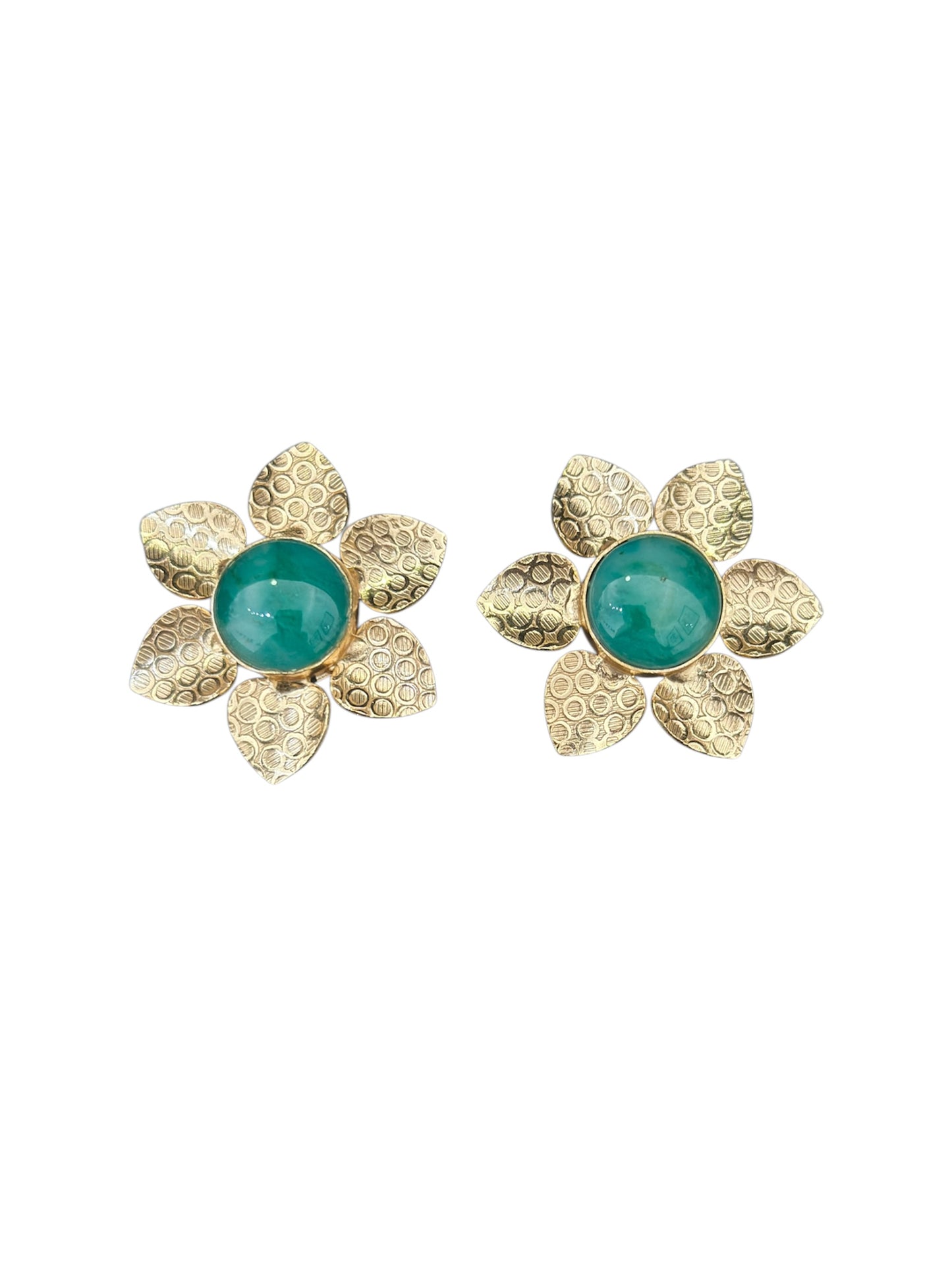 Aretes Flor Aurea
