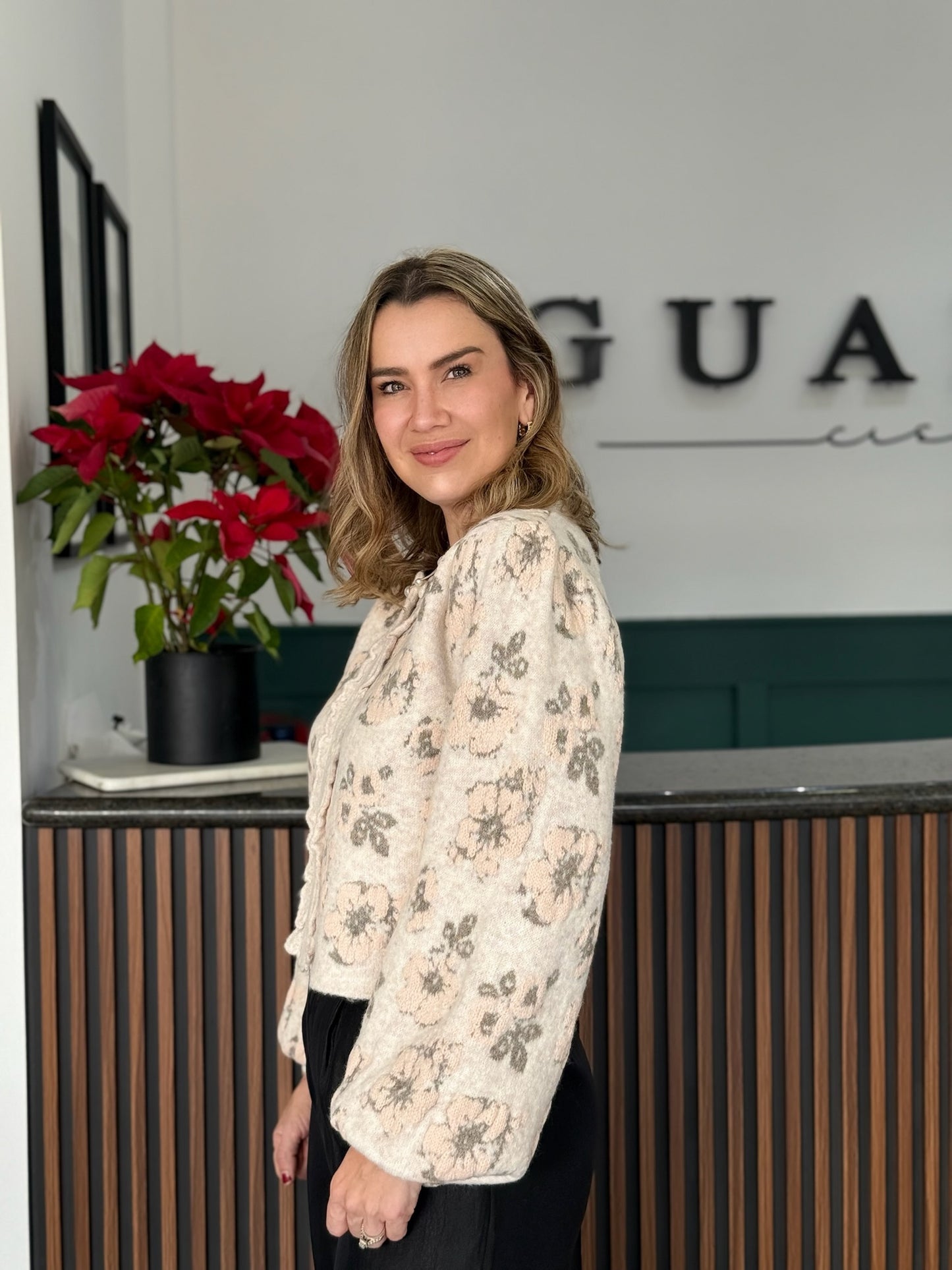 Cardigan Nordic Bloom