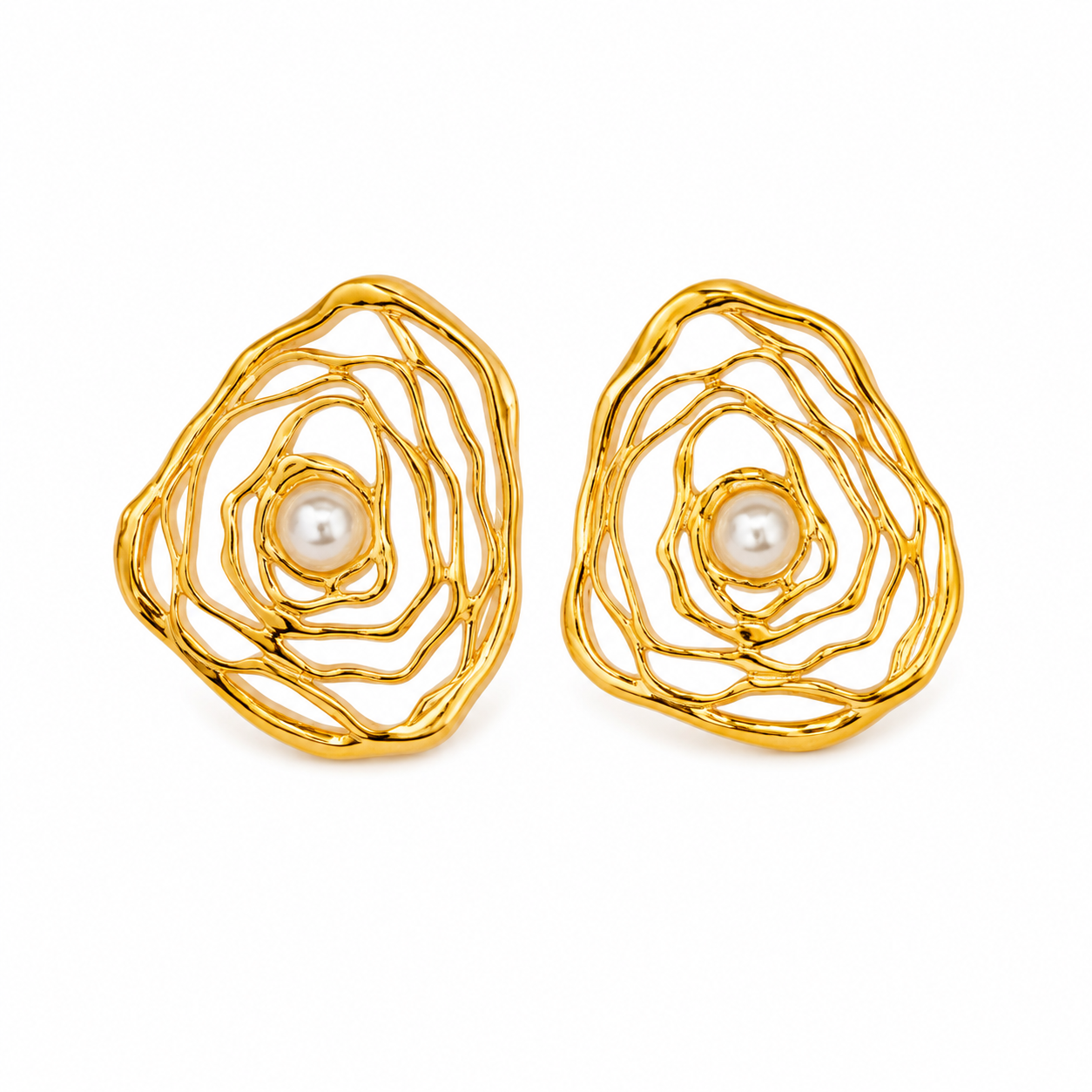 Aretes Golden Rose