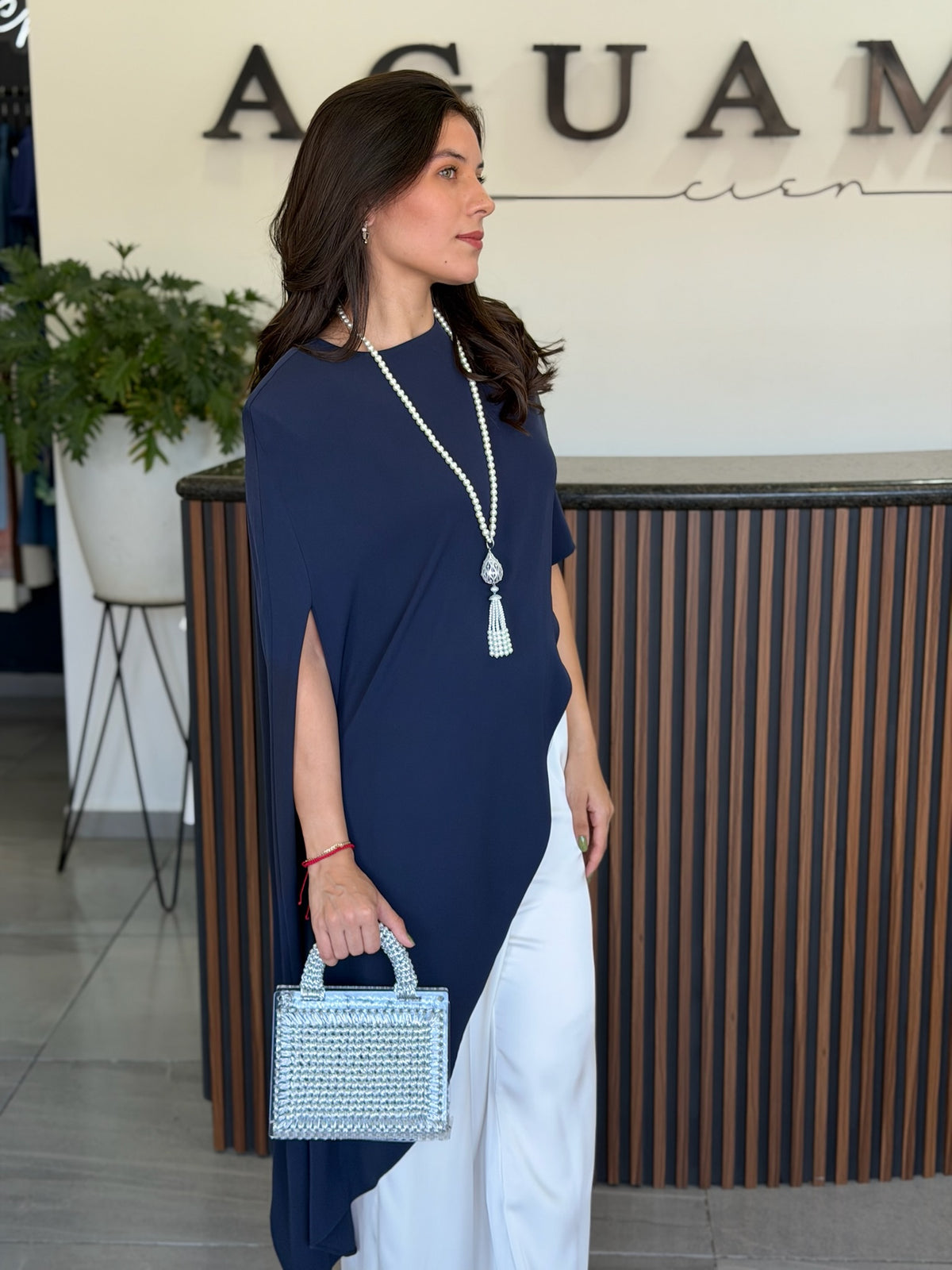 Blue Flow Blouse