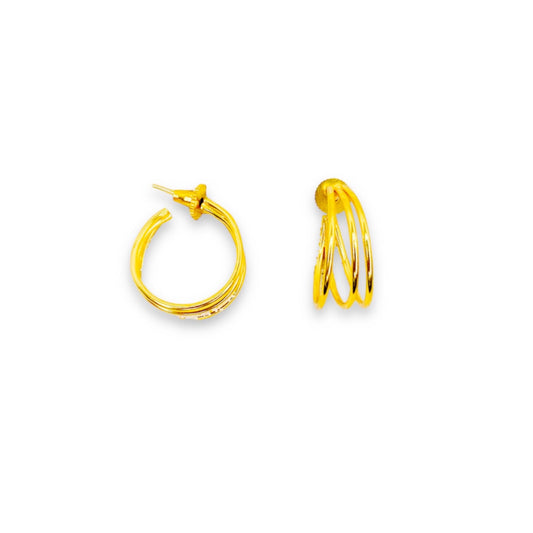 Aretes Golden Twist