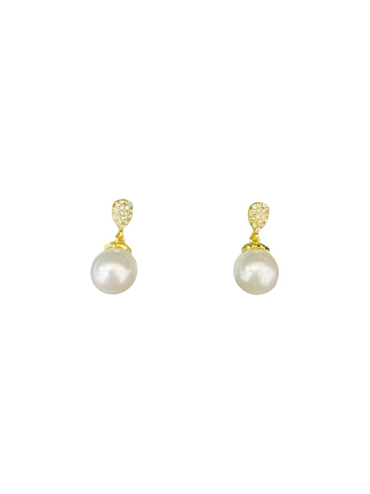 Gota Micro Pavé con Perla