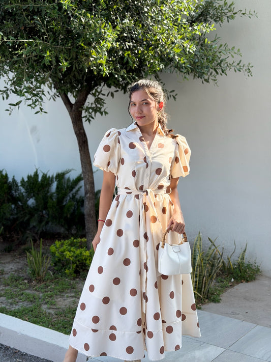 Vestido polka dotts