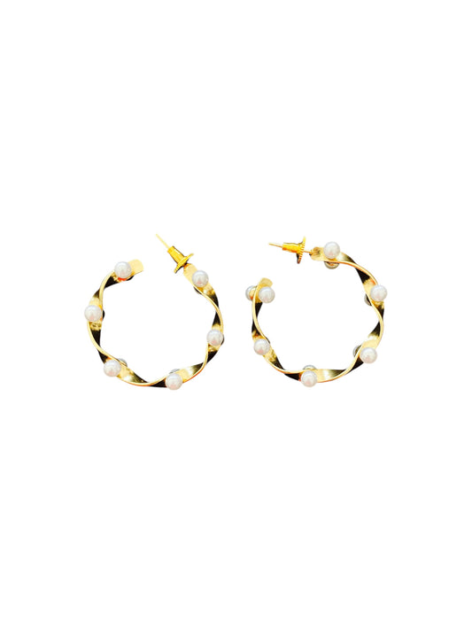 Aretes Perla Twist