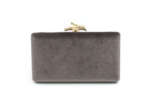 Bolsa Clutch Pewter