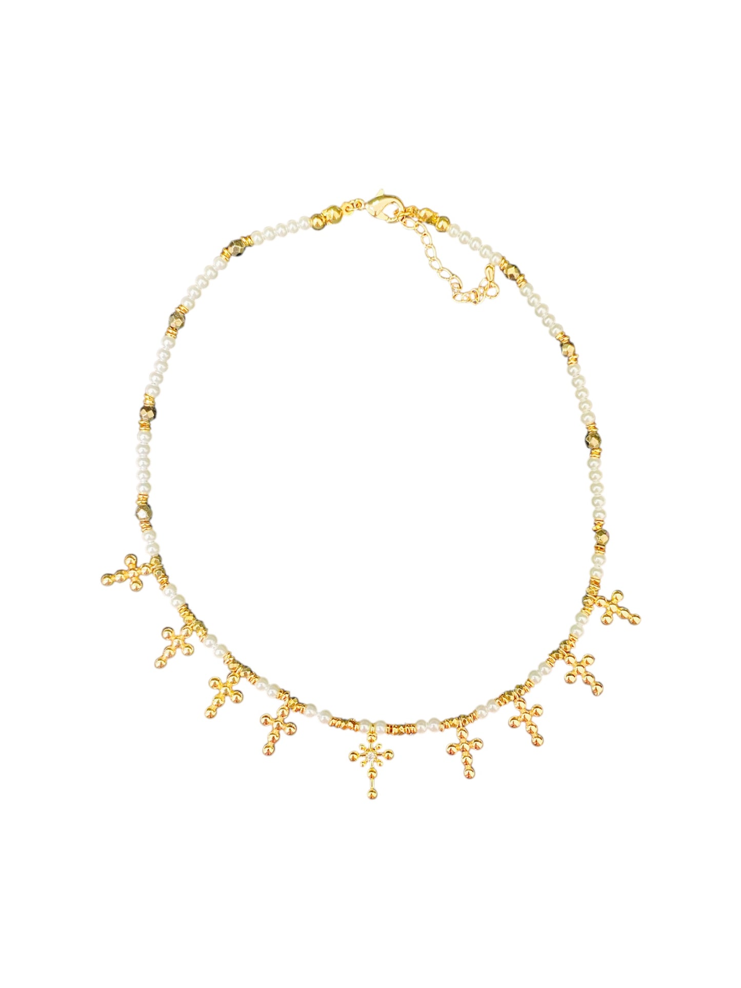 Collar Golden Crosses