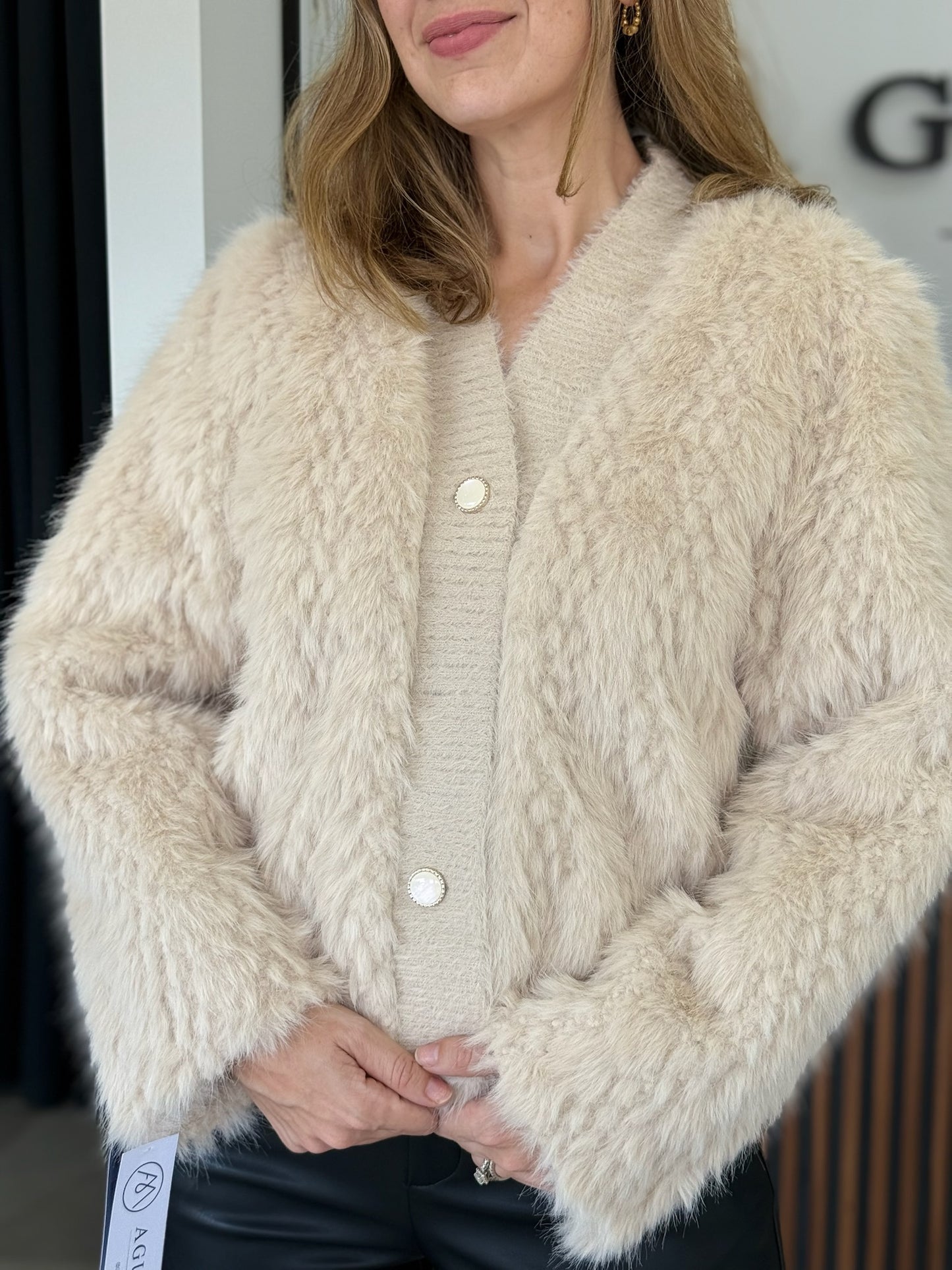 Chamarra Peluche Corta