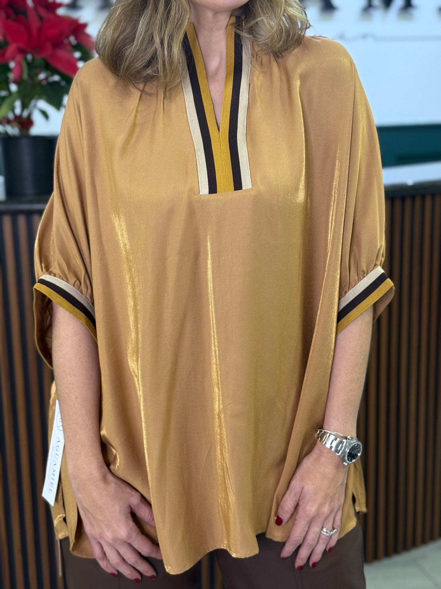 Camisa Over Size color Camel