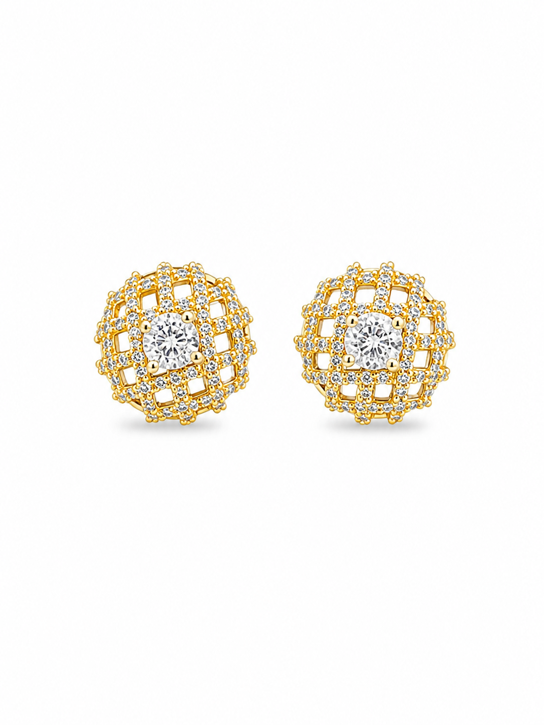 Aretes Golden Dome Glam
