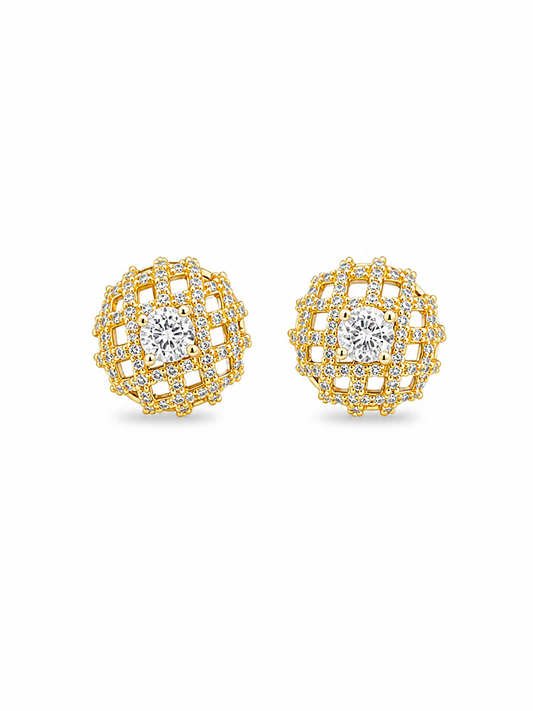Aretes Golden Dome Glam