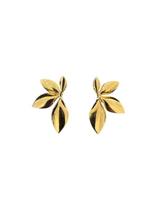 Aretes Hoja Dorada