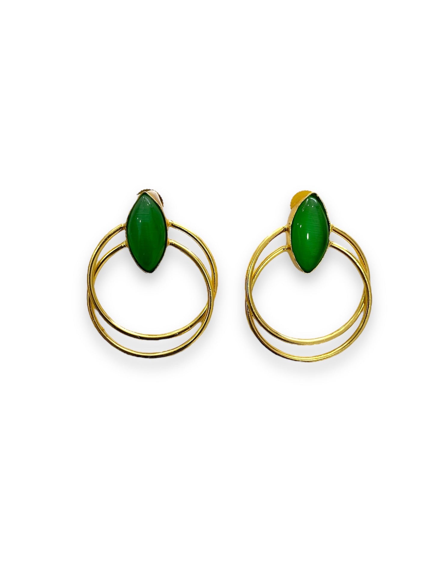 Aretes Aura Verde