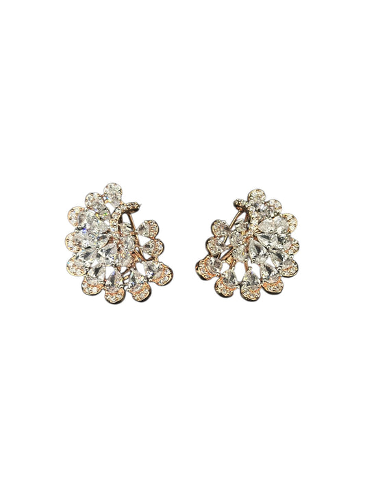 Aretes Brillo Floral