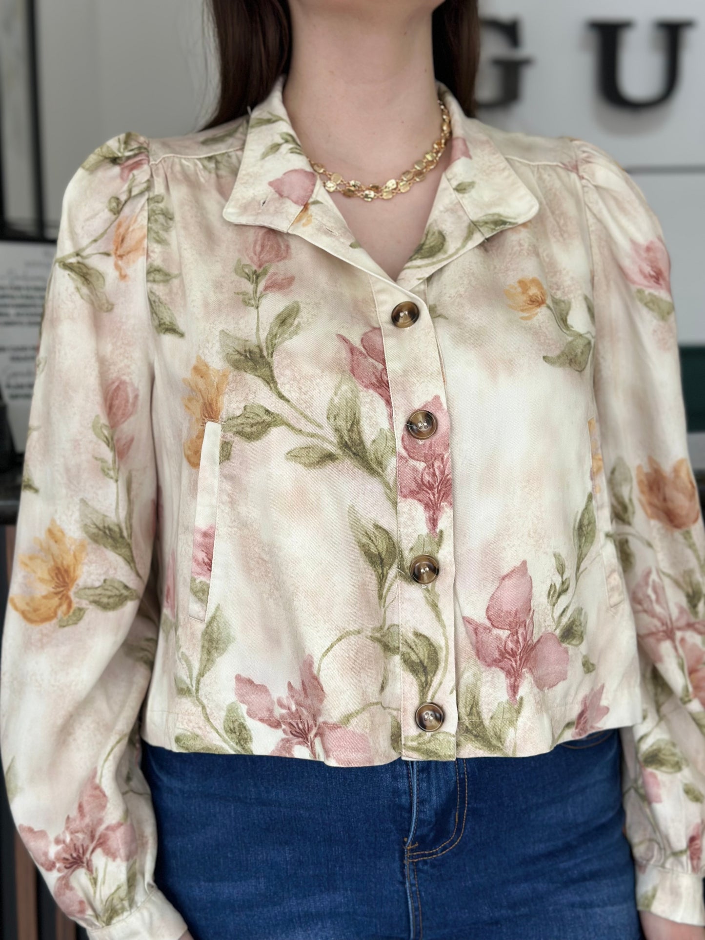 Blusa flores colores
