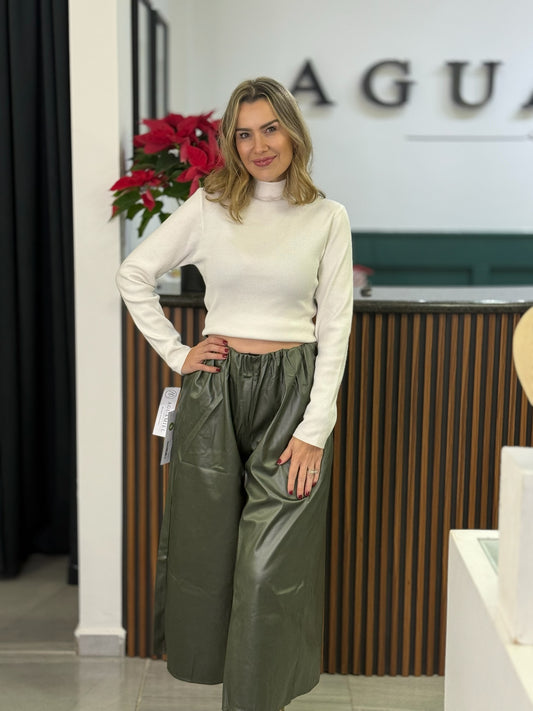 Pantalon Verde corte Culotte