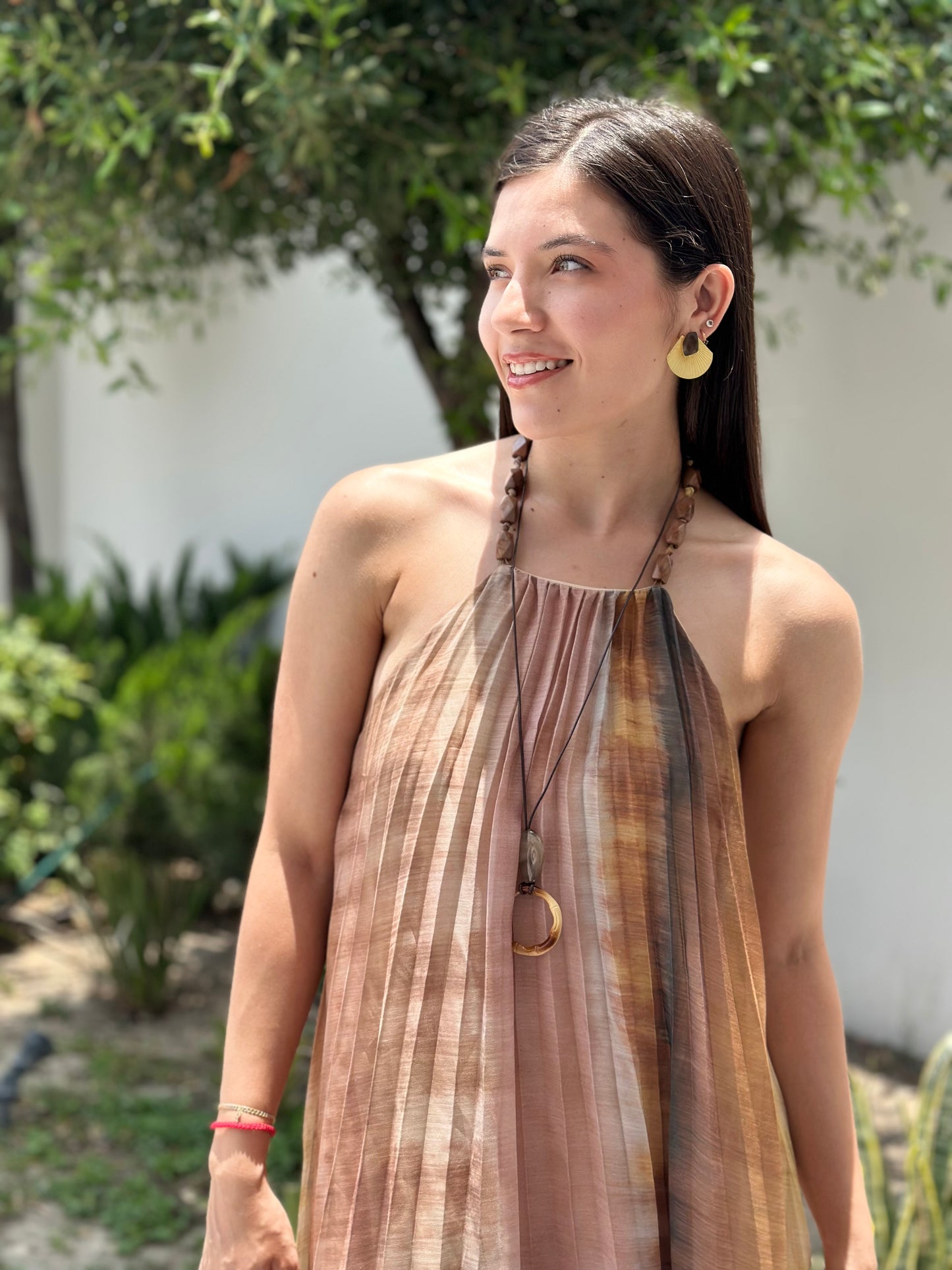 Vestido halter colores