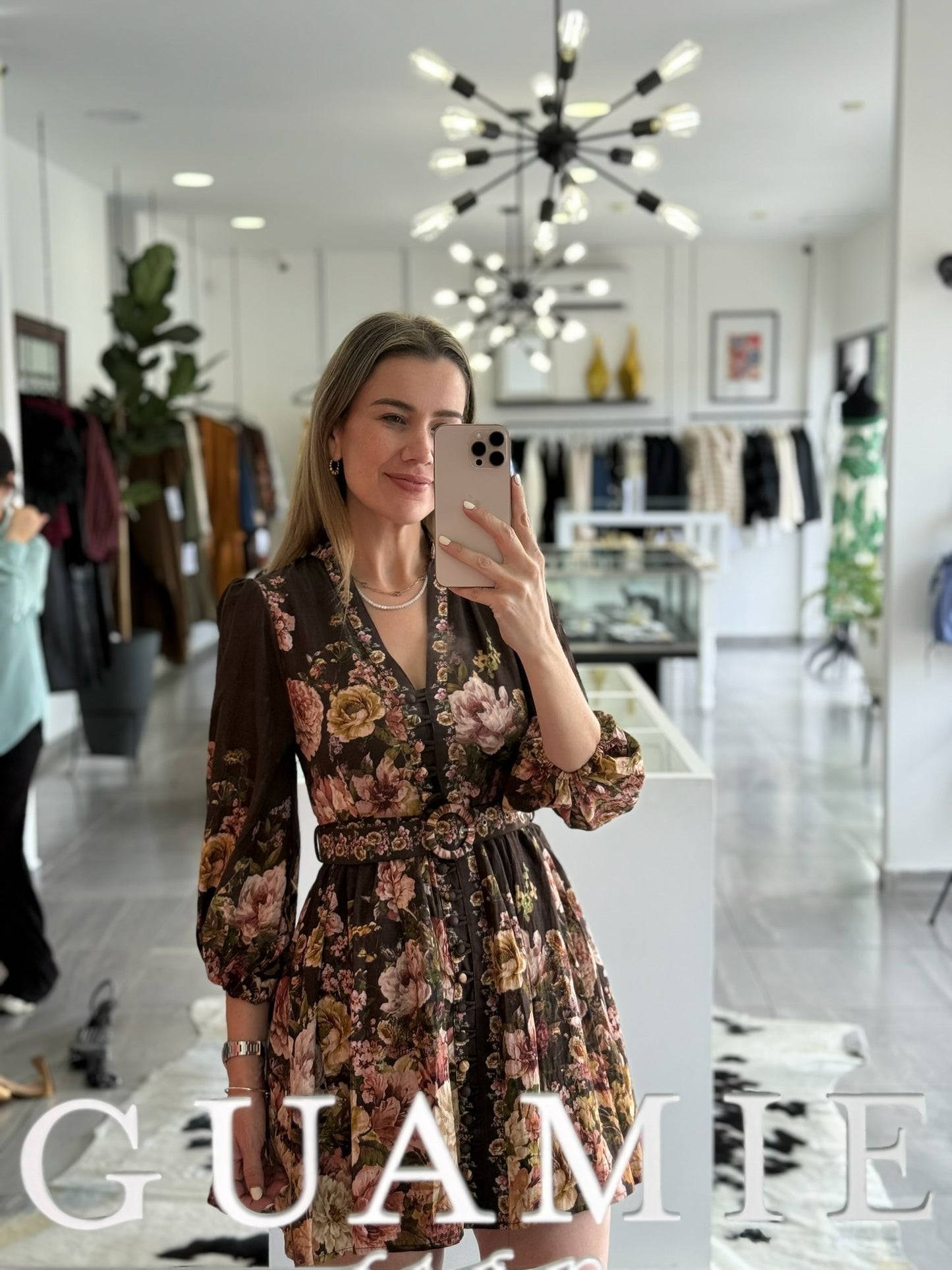 Vestido corto flores