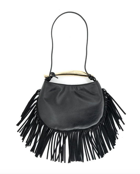 Bolso Flecos Negra