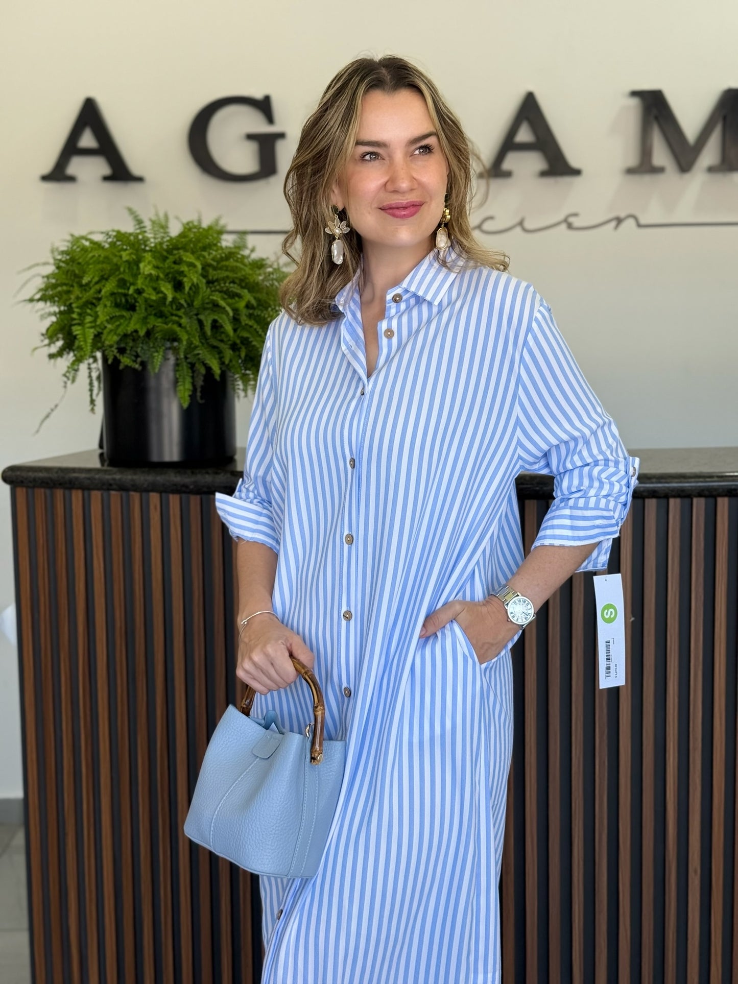 Vestido Stripe Shirt