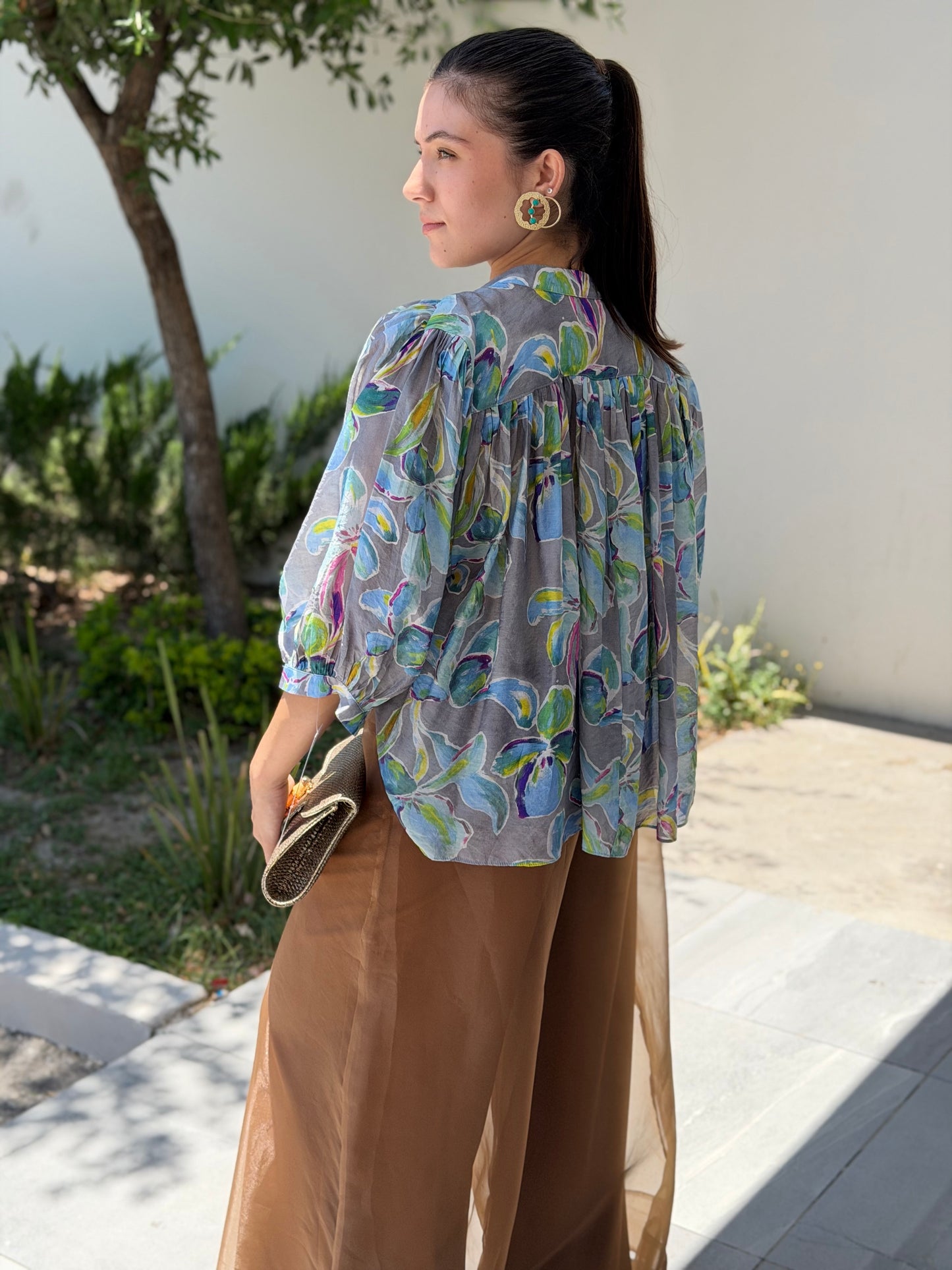 Blusa meadow bloom