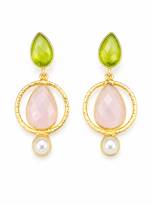 Aretes Dual Stone Soft Contrast
