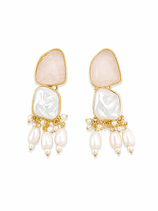 Aretes Soft Pearl Charm