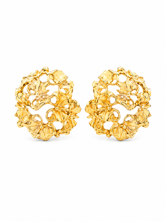 Aretes Baroque Gold
