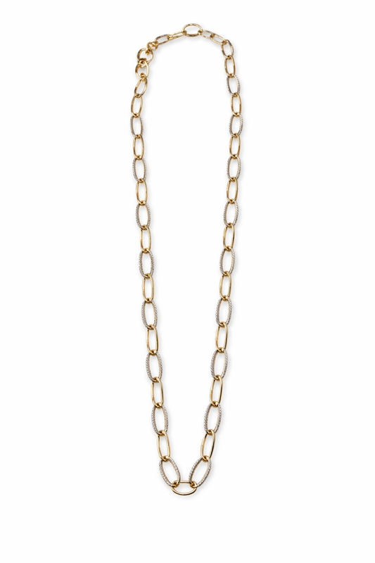 Collar Eslabones Bicolor Elegance