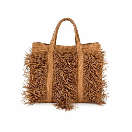 Wild Rafia Tote