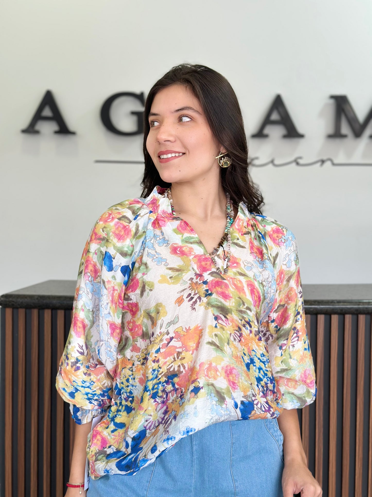 Blusa water color mix