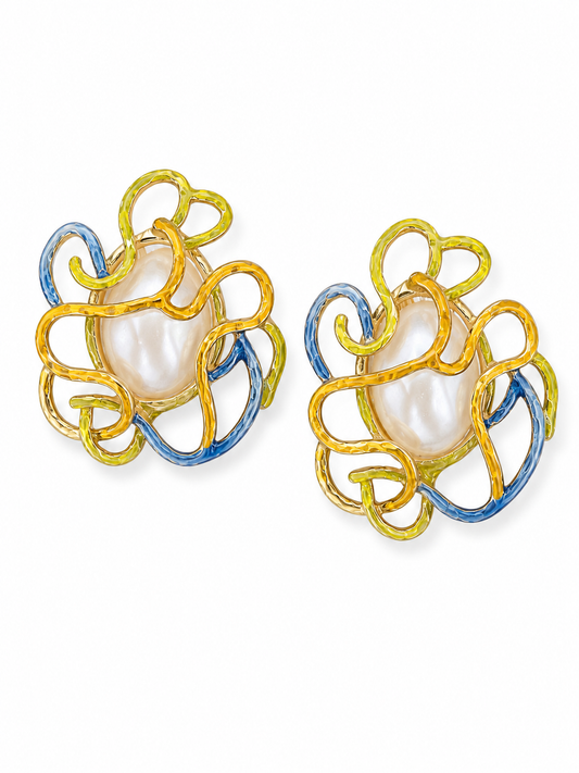 Aretes Nudo Color