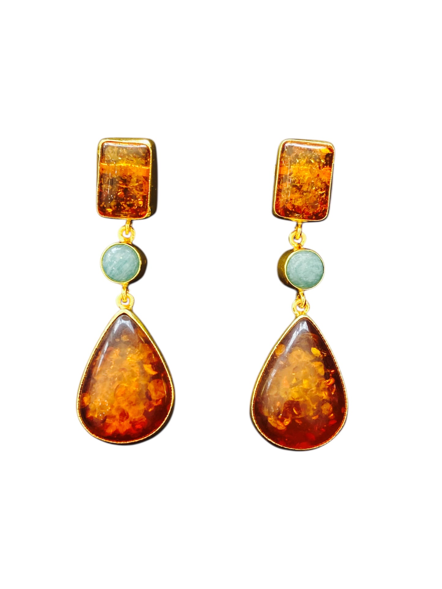 Aretes Amber Drop