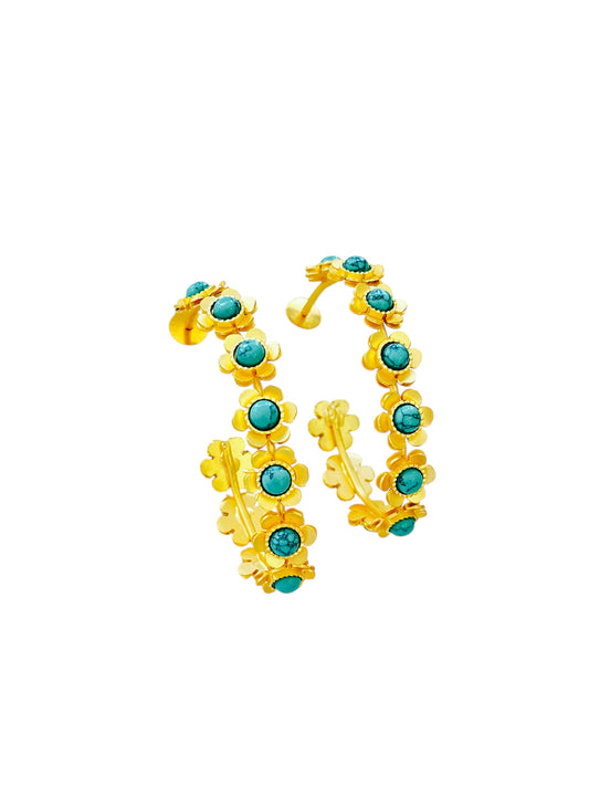Aretes aro jardinera
