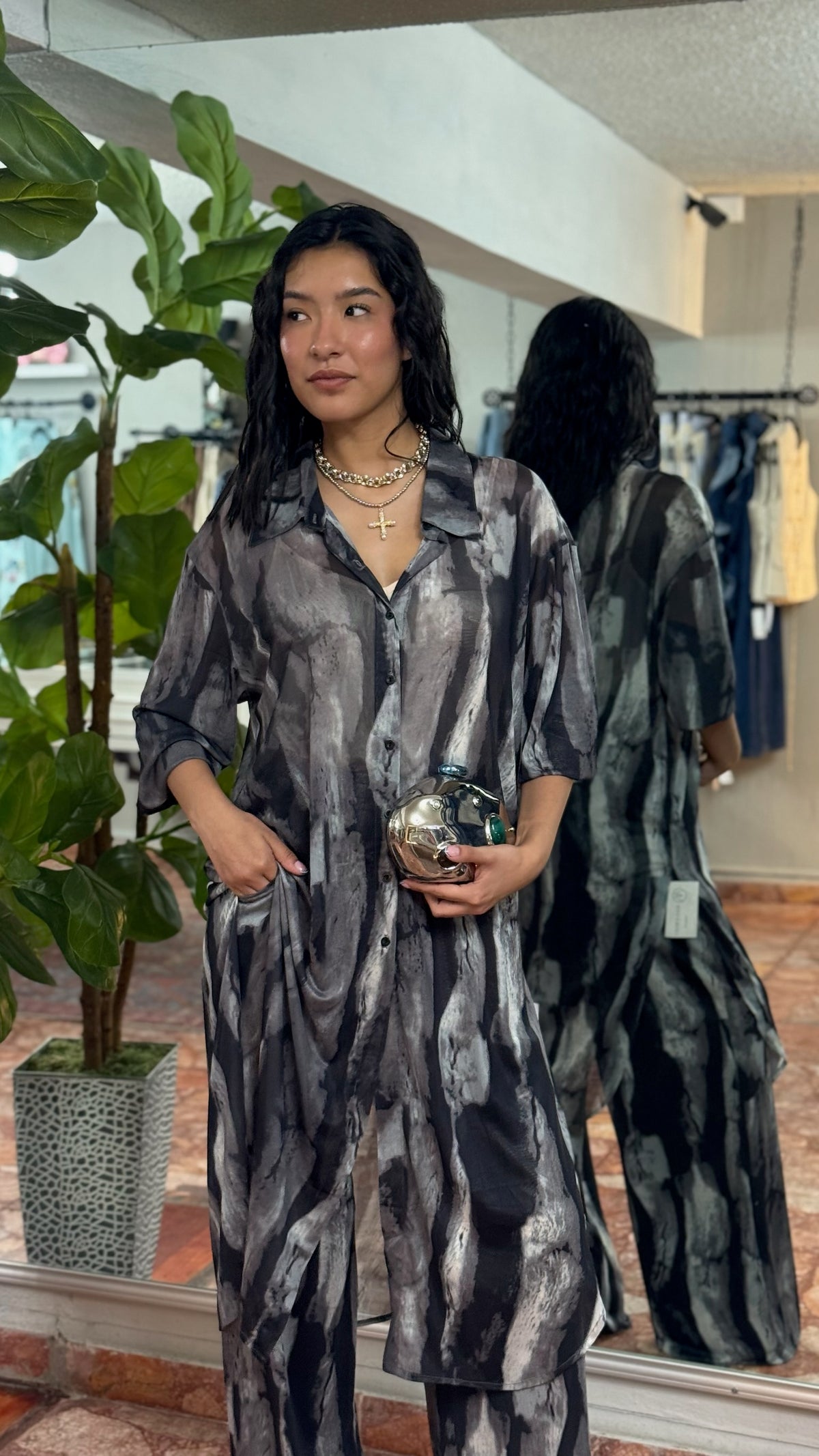 Set negro tye dye